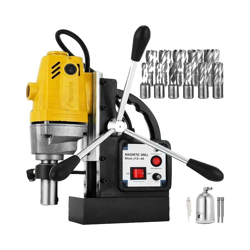 Perceuse à colonne magnétique, puissance 980 W, perceuse électrique sur banc, MD40-11PCS