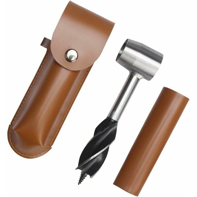 Lucky-88 - Perceuse à Main pour le Travail du Bois Cle a Vis Manuelle Bushcraft Perceuse à Tarière Manuelle Foret à Bois Perforateur Foret à Main