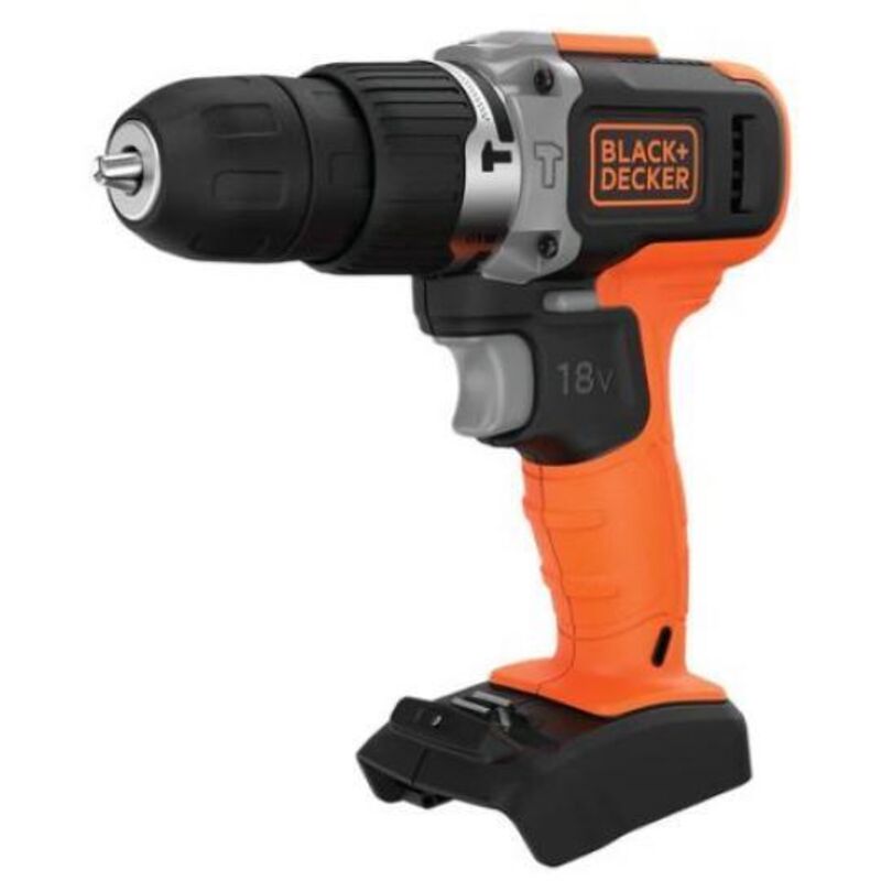 & Decker – Perceuse à percussion 18V BCD003NXJ – Couple 45Nm – Vitesse variable 0 1400 rpm – Mandrin sans clé – Pour bois et métal bcd003n xj 2