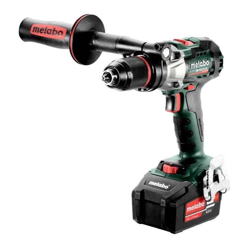 Perceuse À Percussion METABO 602360650 – 18 V, 2 Batteries 5,2 Ah, Brushless