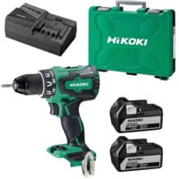Perceuse à percussion 18V - HIKOKI - avec 2 batteries 18V 5.0Ah BSL1850MA + chargeur + coffret - DV18DEWJZ