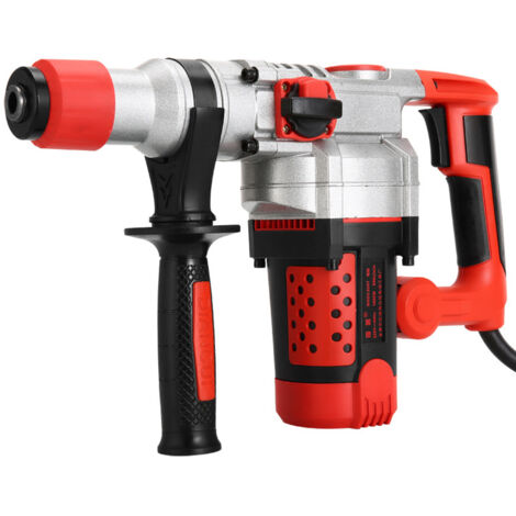 Perceuse Percussion Marteau DéMolition,Perceuse 1200W Marteau Perforateur Marteau éLectrique Perceuse Percussion Avec Coffret Pour Perforateur