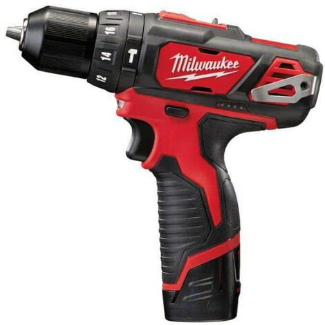 Perceuse percussion MILWAUKEE M12 BPD-202X - 2 batteries 12V 2.0Ah - 1 chargeur C12C 4933446045