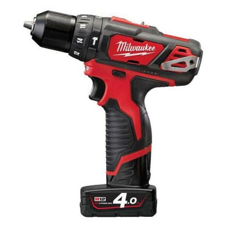 Perceuse percussion MILWAUKEE M12 BPD-402C - 2 batteries 12V 4.0Ah - 1 chargeur C12C 4933441935