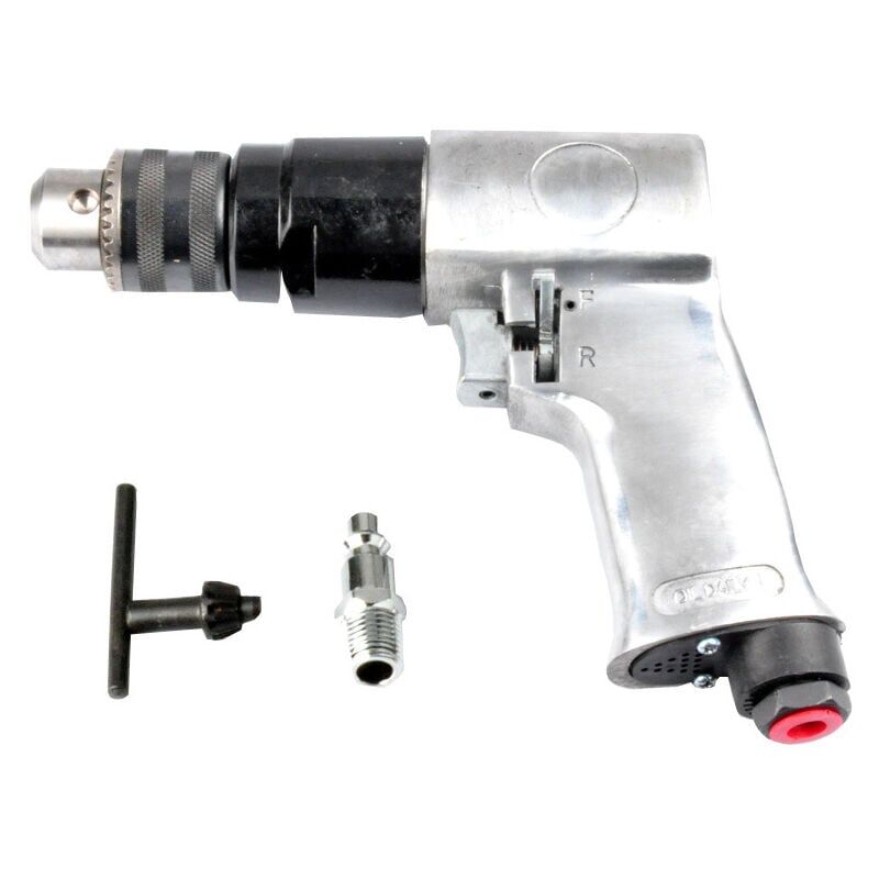 Perceuse Pneumatique Réversible 10mm 3/8" avec Mandrin à Clé Outils Pneumatiques