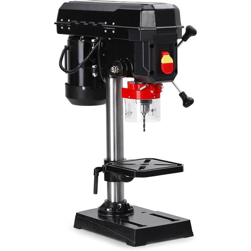 Perceuse professionnelle à colonne - Perceuse d'établi - Vitesse variable - Max Mandrin 13mm - pour bois, métal et plastique