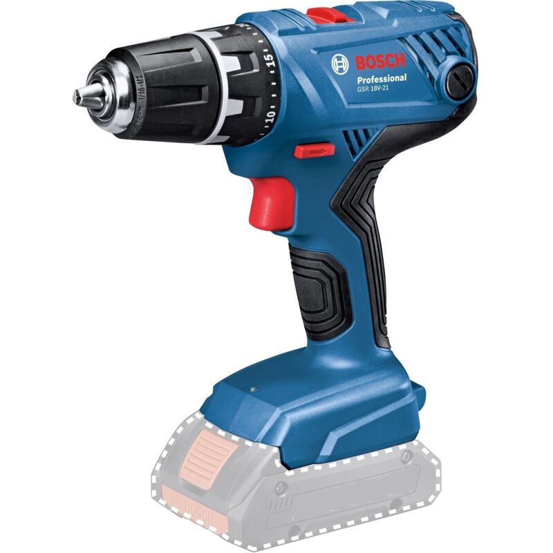 Perceuse à percussion Bosch professional GSR 18 V21 sans batterie - vue 2