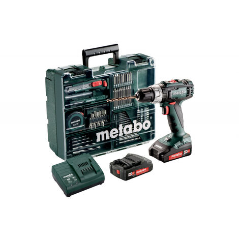 Perceuse sans fil BS 18 L + set accessoires+ 2 batteries + chargeur METABO