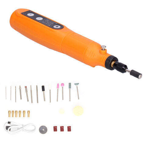 Perceuse sans fil USB, mini stylo de gravure électrique, accessoires pour outils électriques de meulage, set DC 3.7V