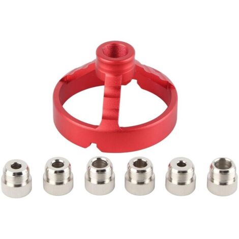 Perceuse verticale, gabarit de perçage, guide de perçage à angle droit, accessoire de perçage vertical, trou, accessoires pour outils électriques (rouge)