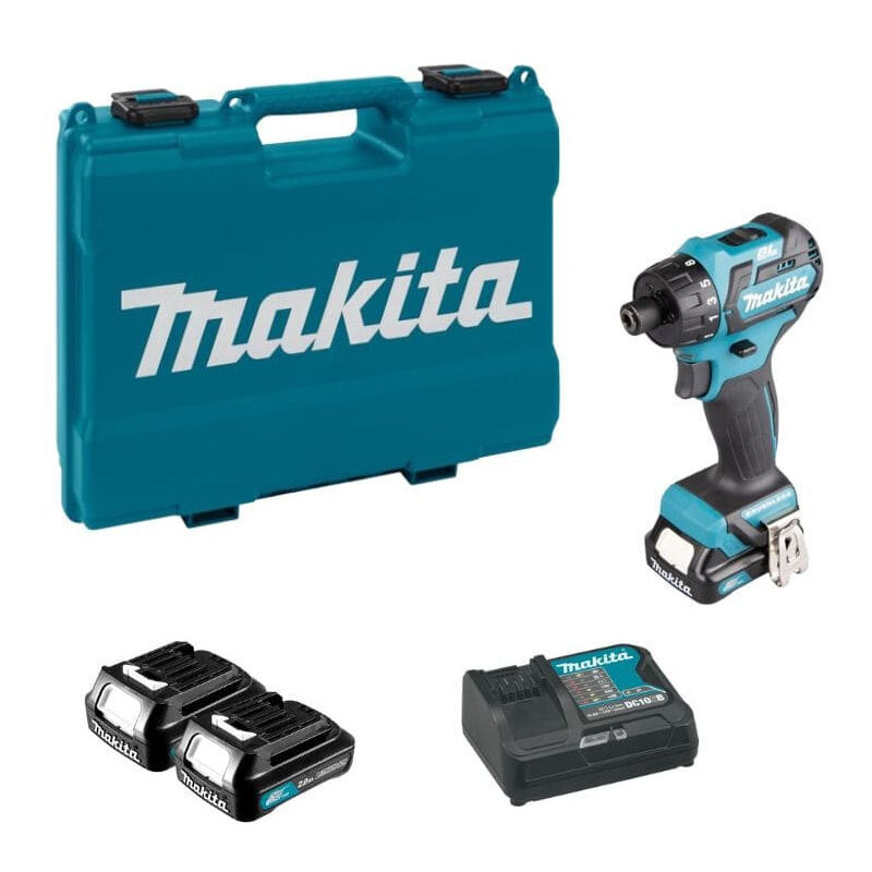 Perceuse-Visseuse Makita DF032DSAE – 10,8 V, Moteur Sans Charbon, 2 Vitesses