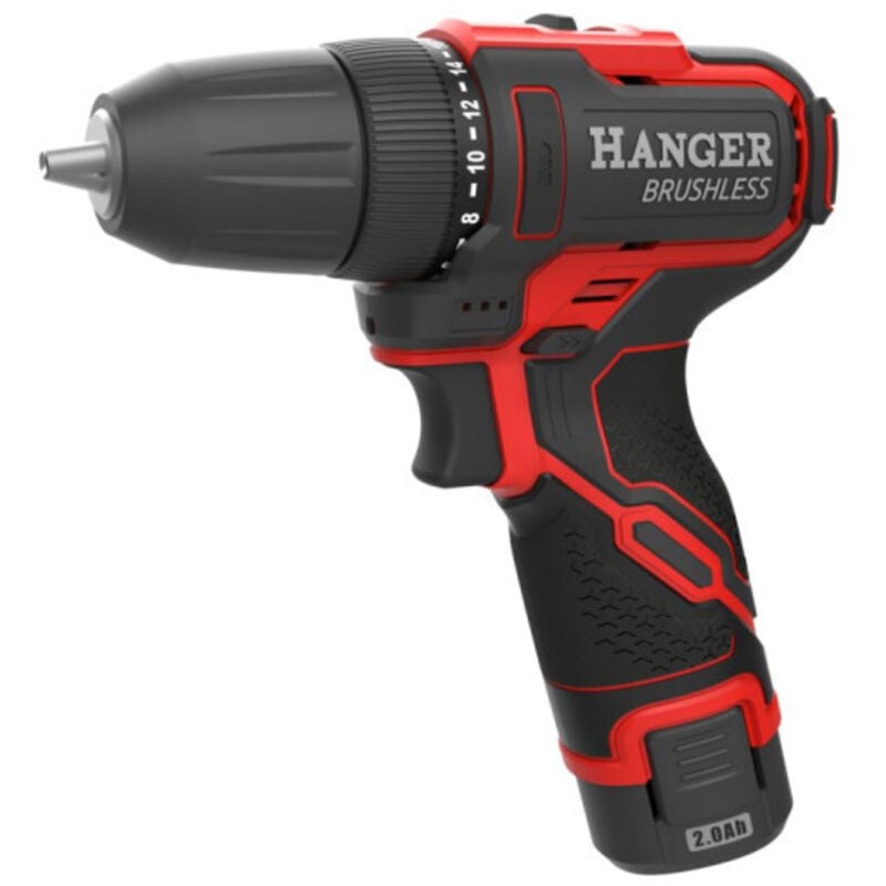 Perceuse-visseuse 12V DD12S2 + 2 batteries 2Ah + chargeur + sacoche Hanger 400101