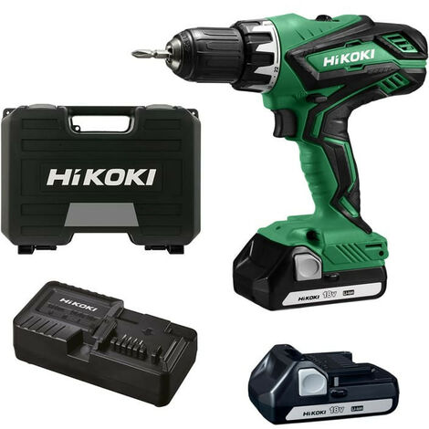 Perceuse visseuse 13 mm 18V (2 x 1,5Ah) en coffret - Hikoki DS18DJLWCZ