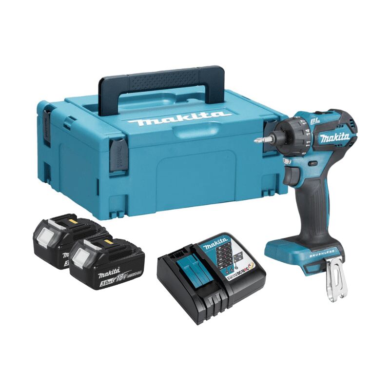 Perceuse Visseuse Makita DDF083RFJ – 18 V 3 Ah Brushless 2 Batteries - vue 3