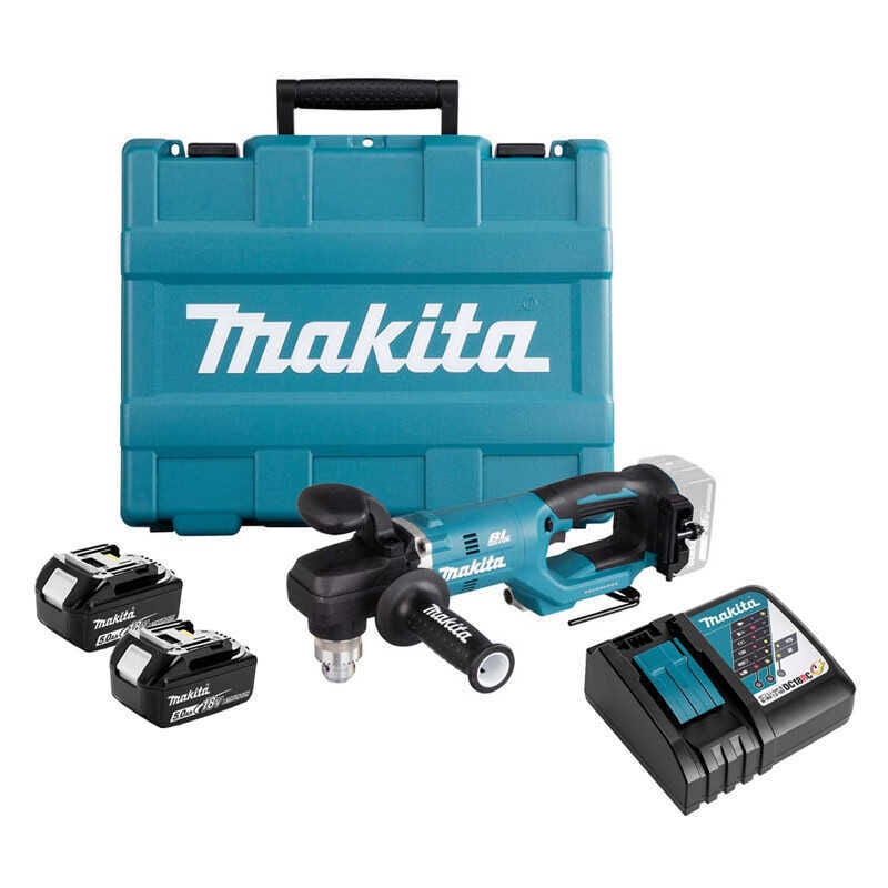 Perceuse visseuse 18V 13 mm Makita avec 2 batteries 5.0Ah - chargeur - coffret - DDA450RTE