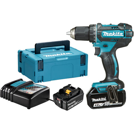 Makita Perceuse Visseuse Et Visseuse A Chocs Avec 2 Batteries 18v 4ah  Li-ion à Prix Carrefour