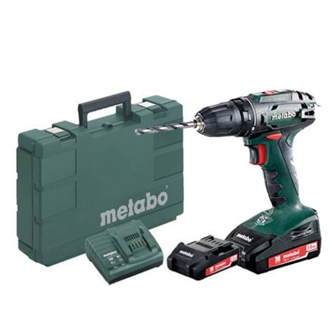 Perceuse visseuse 18V (2x 2Ah) en coffret - METABO BS 18 (602207560)