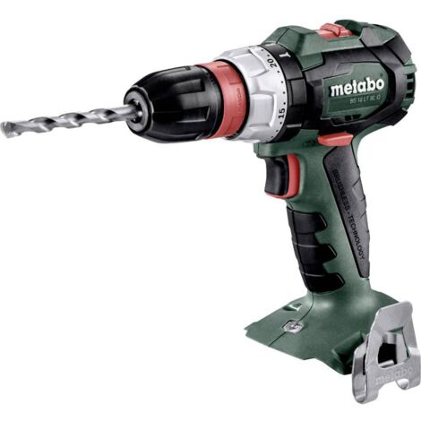 Metabo – Perceuse-visseuse sans fil 18V – Moteur Brushless – Couple 75Nm pour perçage bois et métal – Lampe intégrée et crochet de ceinture - BS 18 LT BL