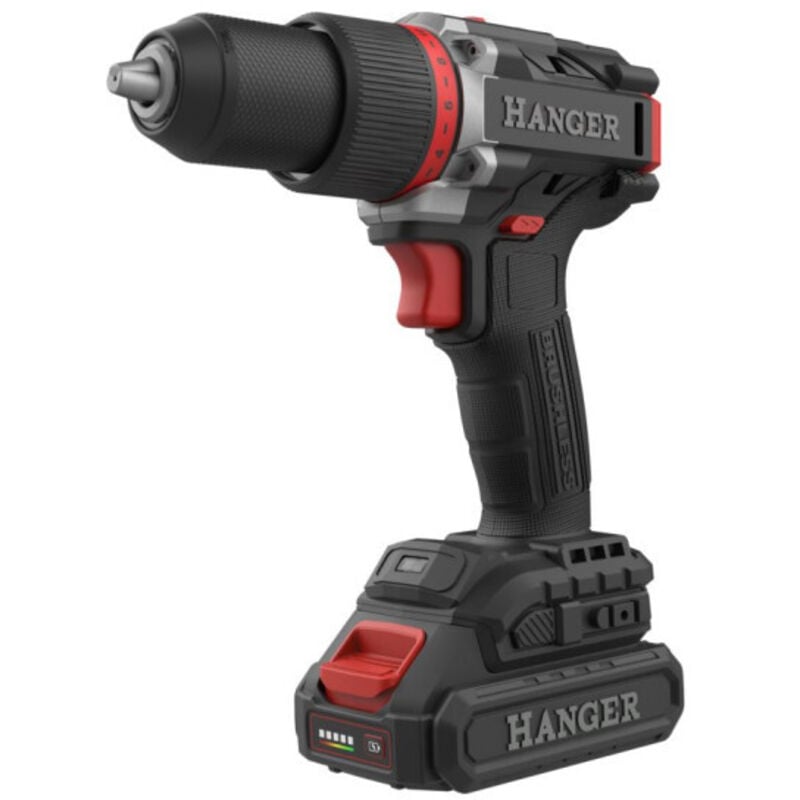 Perceuse-visseuse 18V DD18-60Z2 60Nm + 2 batteries 2Ah + 1 chargeur rapide + coffret Hanger 400110