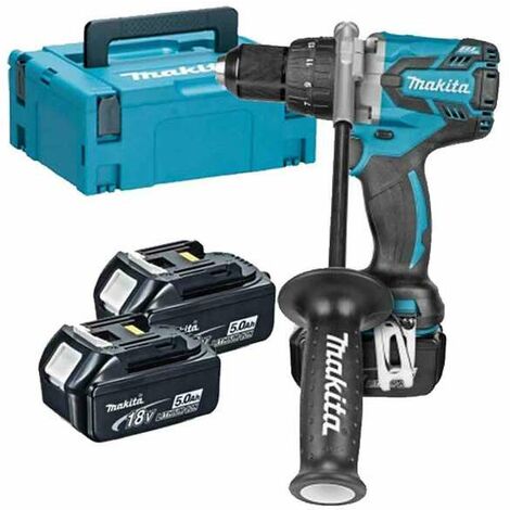 Makita DDF481RT3J - Set perceuse visseuse Li-Ion 18V (3x batterie 5.0Ah) dans MAKPAC - moteur brushless - 115Nm