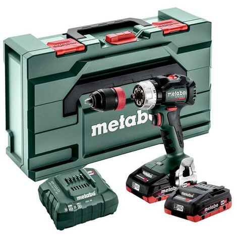 METABO - Perceuse visseuse à batterie 18V sans batterie ni chargeur + Coffret MetaLoc - BS 18 LT BL Q