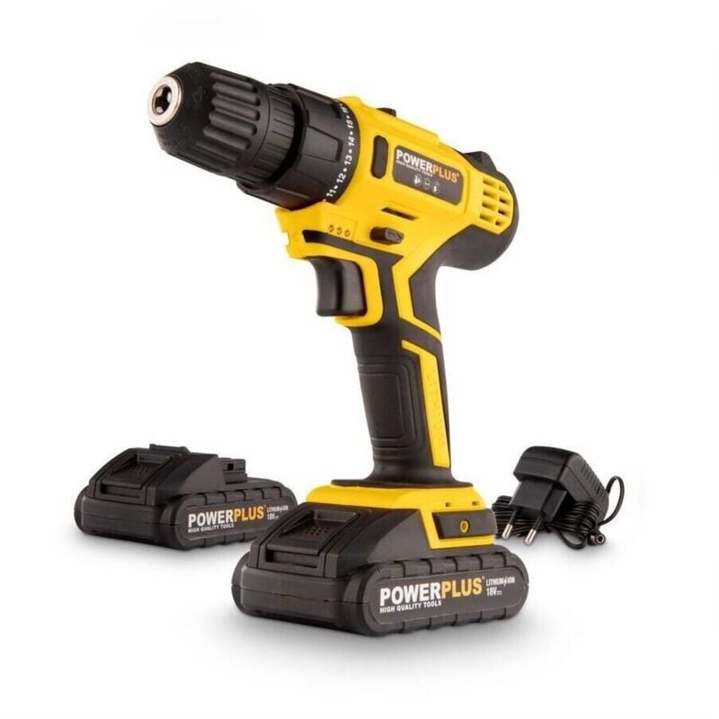 Drill Drill Driver 2 Batteries 18v Powx0069li