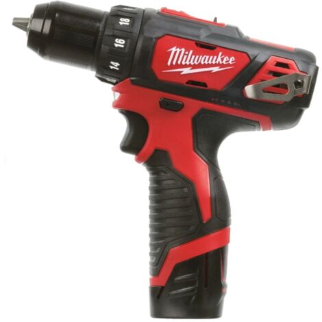 Perceuse/Visseuse 2 vitesses 2,0Ah, 30 Nm, 2 batteries, en coffret - Milwaukee - M12 BDD-202C