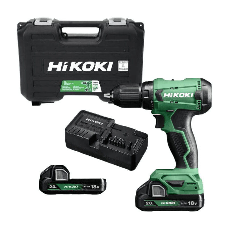 Perceuse visseuse 18V 50Nm (2x2,0Ah) en mallette Hikoki DS18DAWCZ