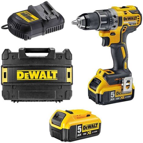 Perceuse visseuse à batterie DEWALT DCD791P2 - 18V - 5Ah - Li-Ion - 70Nm - Sans charbon