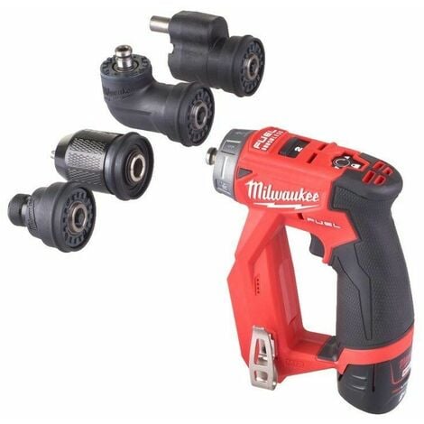 Perceuse visseuse à mandrin amovible M12 FUEL™ avec 2 batteries 2Ah, chargeur, en coffret - Milwaukee M12 FDDXKIT-202X