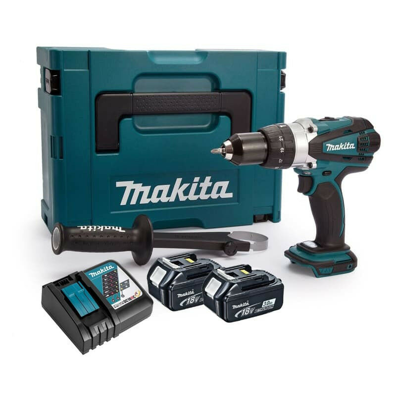 Perceuse Visseuse MAKITA DHP458RFJ – 18V LXT (2x3.0 Ah) en MAKPAC - vue 2