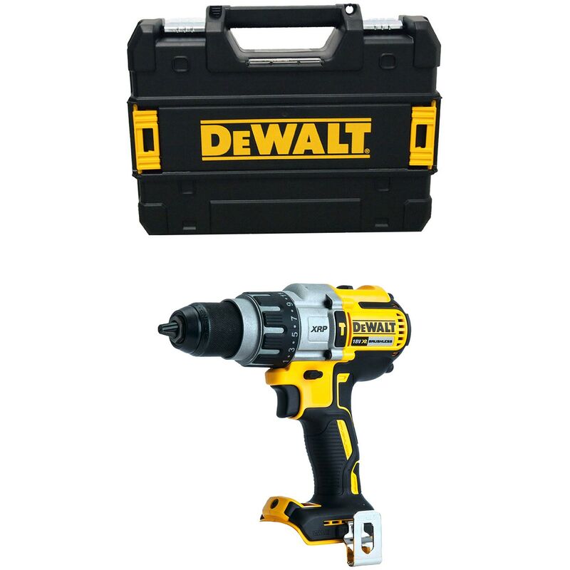 Perceuse à percussion Brushless 18V Dewalt machine nue + coffret Tstak - DCD996NT