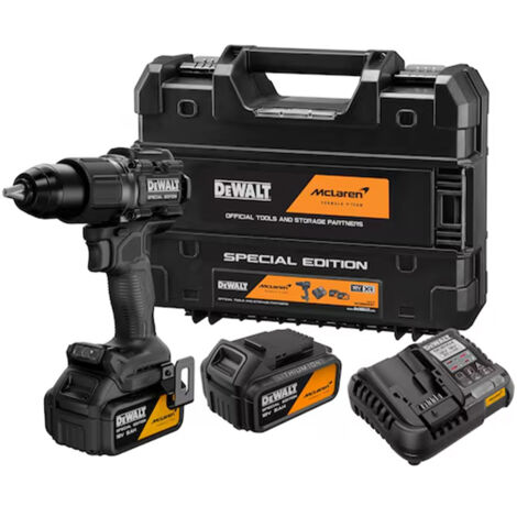 Perceuse-visseuse à percussion DeWALT DCD86MP2T-QW 2x5Ah McLaren BL mallette
