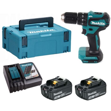 Perceuse-visseuse à percussion Makita DHP483RFJ 18V, 2x3Ah, 40Nm, 2 vitesses