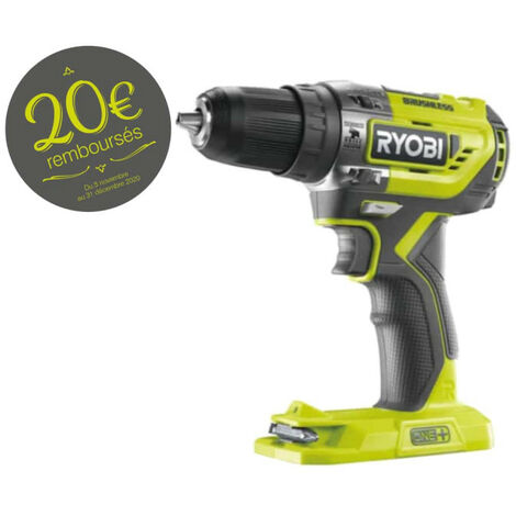 Perceuse-visseuse à percussion RYOBI Brushless OnePlus - sans batterie ni chargeur R18PD5-0