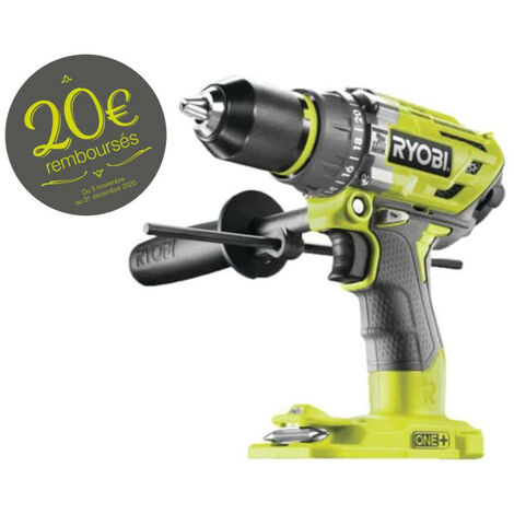 Perceuse-visseuse à percussion RYOBI Brushless OnePlus - sans batterie ni chargeur R18PD7-0