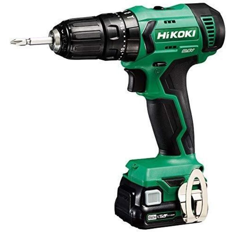 Perceuse-visseuse à percussion Hikoki DV12DAWFZ 12 v 38 Nm 2 x 2,5 Ah avec mallette