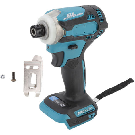 Perceuse visseuse à percussion sans fil 3 vitesses avec lampe LED pour bricolage et menuiserie
