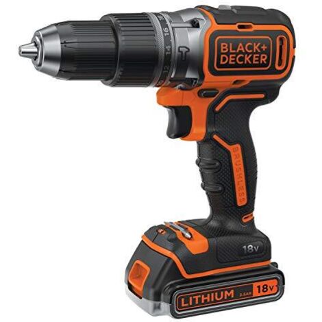 Perceuse visseuse à percussion sans fil Black&Decker BL188E2K-QW 18V