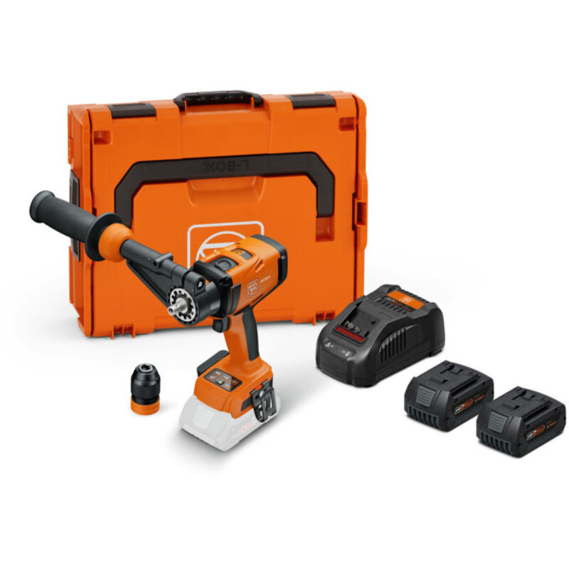 Perceuse-visseuse à percussion sans fil Fein ascm 18-4 qmp as 71161665000 18 v 5.0 Ah Li-Ion + 2 batteries, + chargeur,