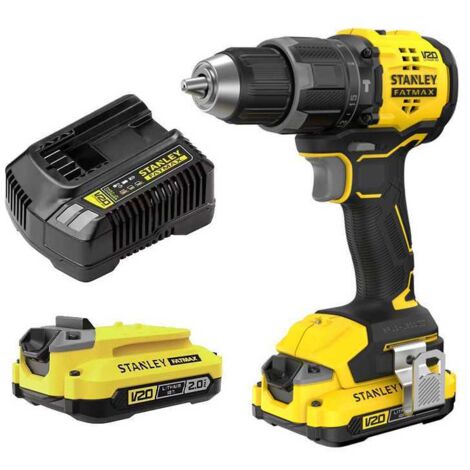 Perceuse visseuse à percussion STANLEY FATMAX SFMCD716D2T-QW 18V Brushless 2x2Ah
