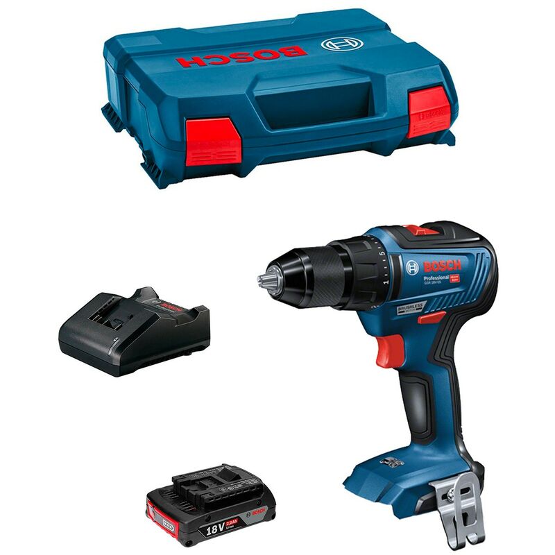 Perceuse-Visseuse Bosch gsr 18V-55 (1 x 2,0 Ah GAL18V-20 L-Case)