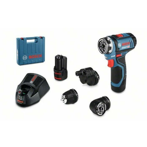 Perceuse-visseuse Bosch Professional GSR 12V-15 FC + 2 batteries 2,0Ah + Chargeur GAL 1230 - 06019F6006