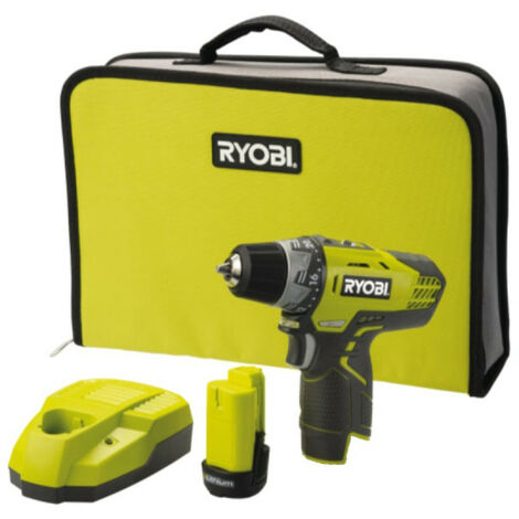 Perceuse-visseuse compacte RYOBI 12V Lithium-ion -1 batterie 1.3 Ah RCD12011L