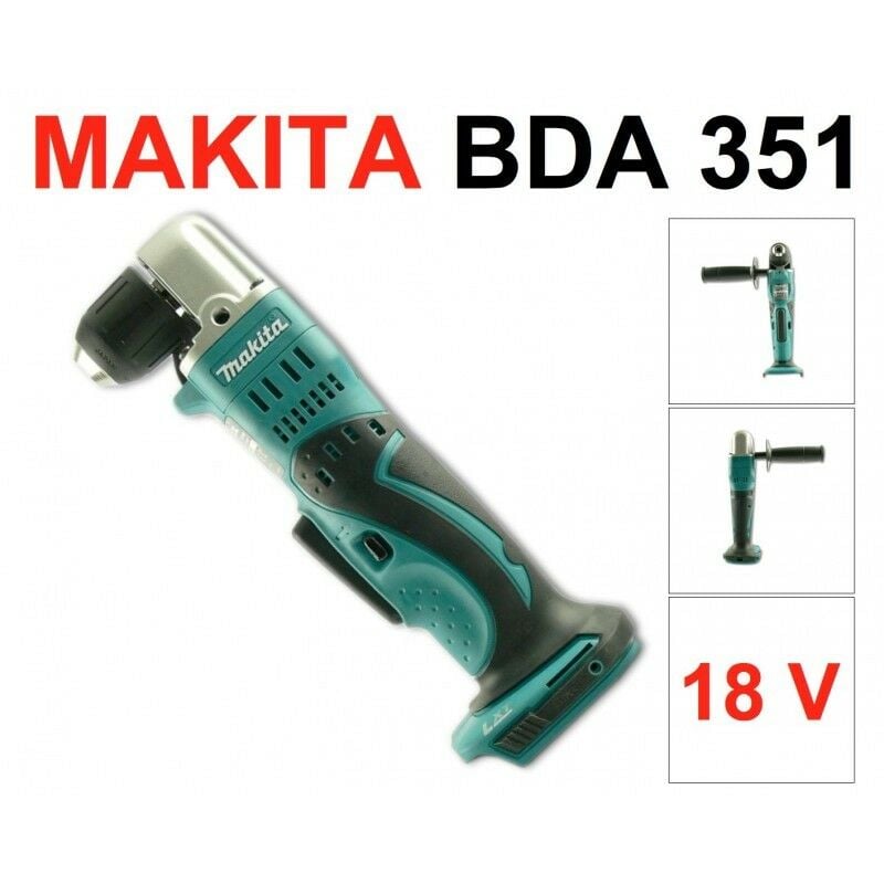 Bda 351 z Perceuse d'angle sans fil 18V 13,5Nm solo - sans batterie, sans chargeur - Makita
