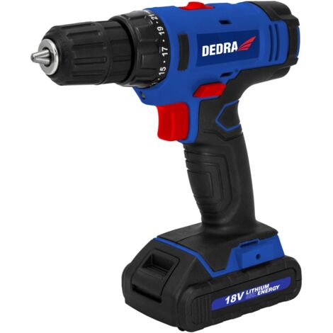 Perceuse-visseuse DEDRA 18 V Li-Ion - Puissance et précision dans un boîtier compact