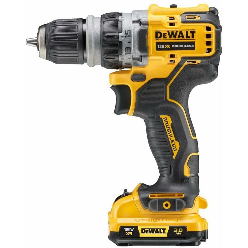 Perceuse Visseuse à têtes multiples xr 12V 3Ah Li-Ion Brushless Dewalt DCD703L2T-QW