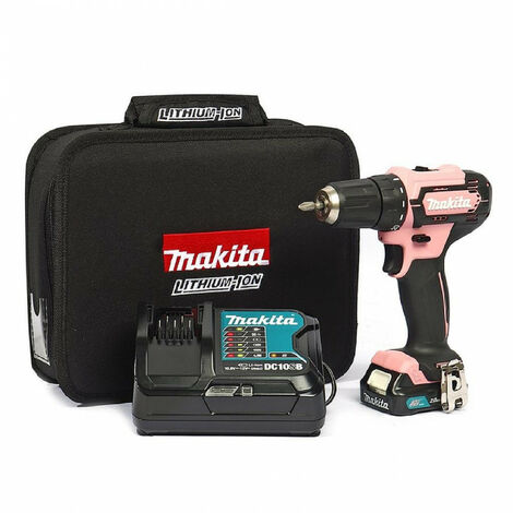 Perceuse visseuse DF333DSAP1 12V 2Ah Li-Ion rose 30Nm Makita