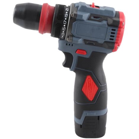 Perceuse-visseuse électrique multifonction 2 en 1 au lithium 16,8 V, moteur sans balais 45 Nm, outil de vissage pratique pour l'installation d'appareils électroménagers, de meubles et la réparation d'
