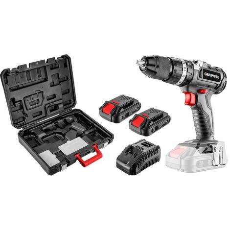 Perceuse-visseuse Graphite Energy+ 18 V : sans balais, 2 batteries